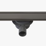 Линеен сифон 60 см с въртяща се основа за плочка - черен MTD14-2-1060 A