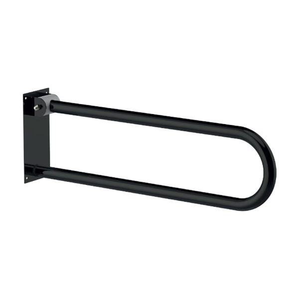 Подвижен инвалиден държач 70 см - Black Matte P33001.S