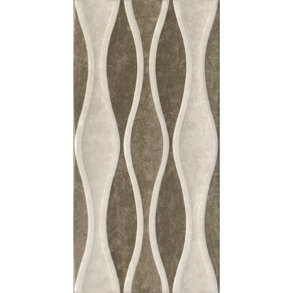 Декор Серия Verona Beige-Brown Wave RP-8175