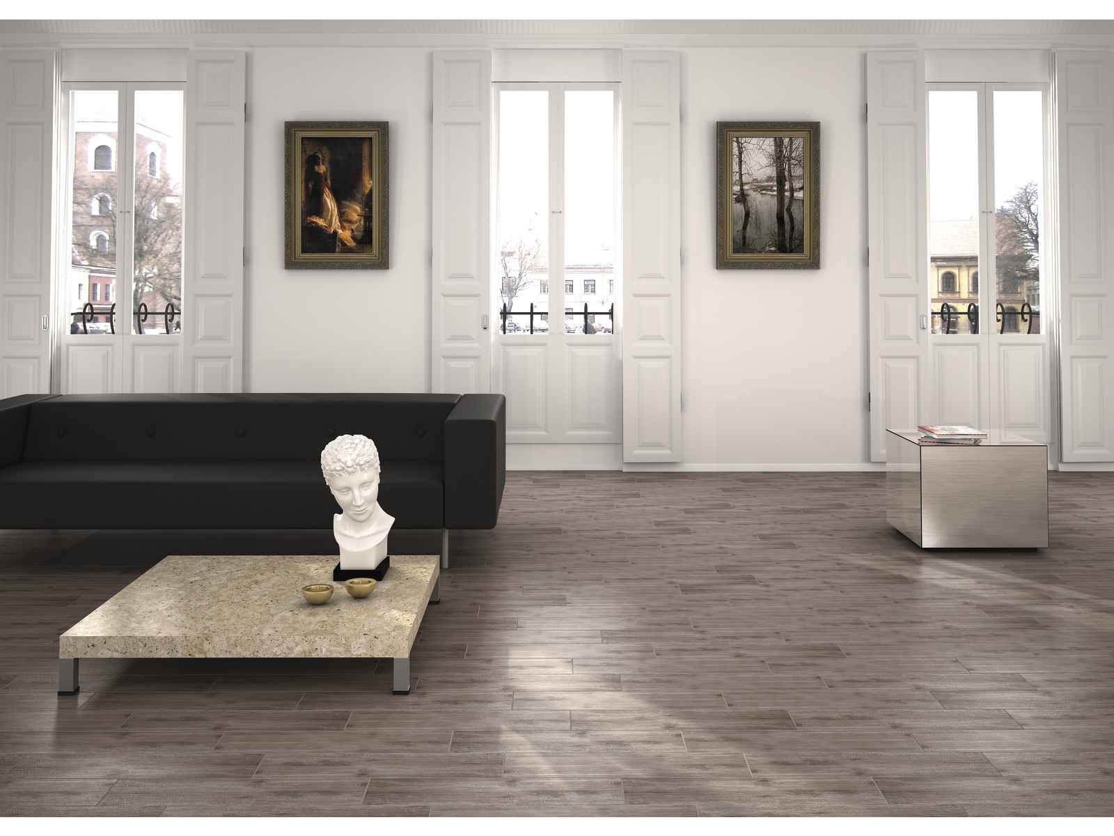 Гранитогрес Серия Wood Walnut GS-N3002 изглед