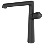Стоящ смесител за умивалник Серия Pretto Matte Black висок BAO_725D