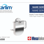 Поставка за тоалетна хартия Серия Name с капак NA34008