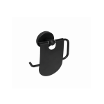 Поставка за тоалетна хартия Серия Name Black Matte с капак NAS-34089