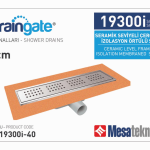 Линеен сифон 40 см - с хидроизолация - Серия Mesateknik MTS19300I-40/MTS9800i-40