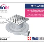 Сифон 15/15 - хоризонтален ф50 широка периферия - Серия Mesateknik MTS6104
