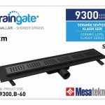 Линеен сифон 60 см Black Matte - Серия Mesateknik MTS9300.B-60