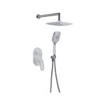 Душ комплект за вграждане Серия Zorita White & Chrome BAZ_601P