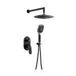 Душ комплект за вграждане Серия Zorita Black & Chrome BAZ_701P