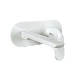 Стенен смесител за умивалник за вграждане Серия Zorita White & Chrome BAZ_622P