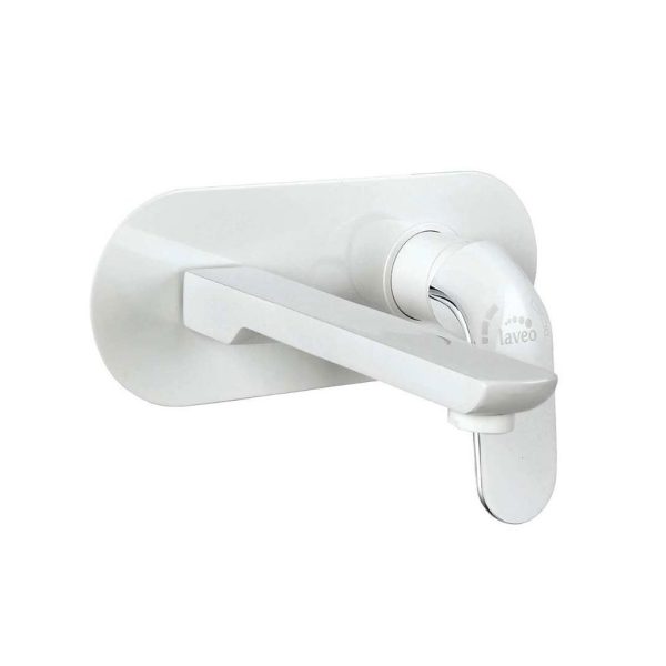 Стенен смесител за умивалник за вграждане Серия Zorita White & Chrome BAZ_622P