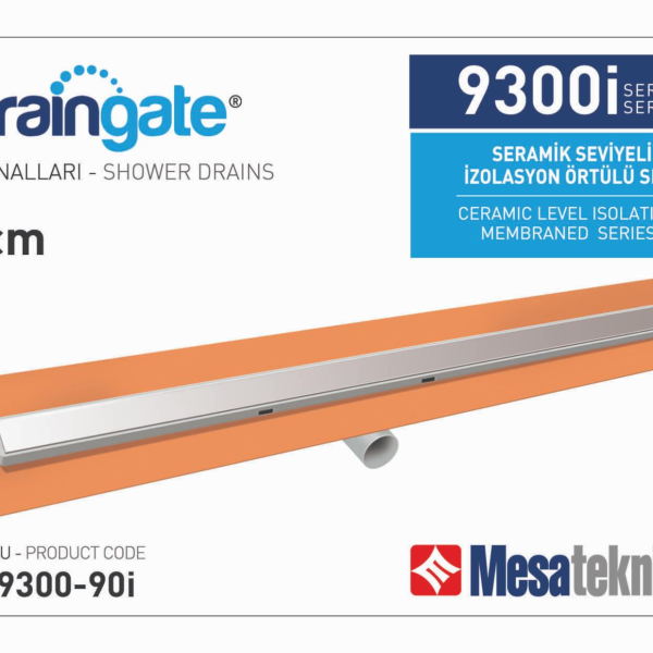 Линеен сифон 90 см - с хидроизолация - Серия Mesateknik MTS9300i-90