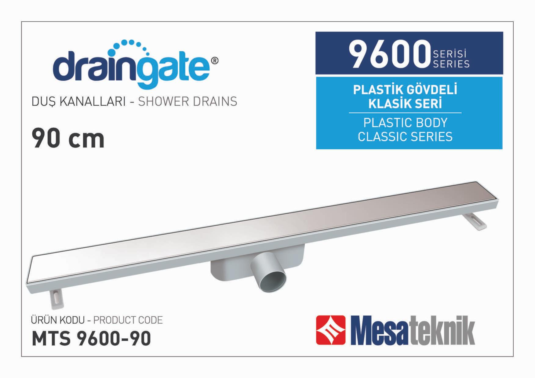 Линеен сифон 90 см - Серия Mesateknik MTS9600-90
