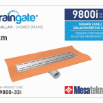 Линеен сифон 33 см - с хидроизолация - Серия Mesateknik MTS9800i-33