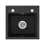 Полигранитна кухненска мивка Серия Trz Black SBP_710T