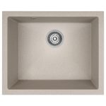 Полигранитна кухненска мивка под плот Серия Ibiza Beige SBI_410U