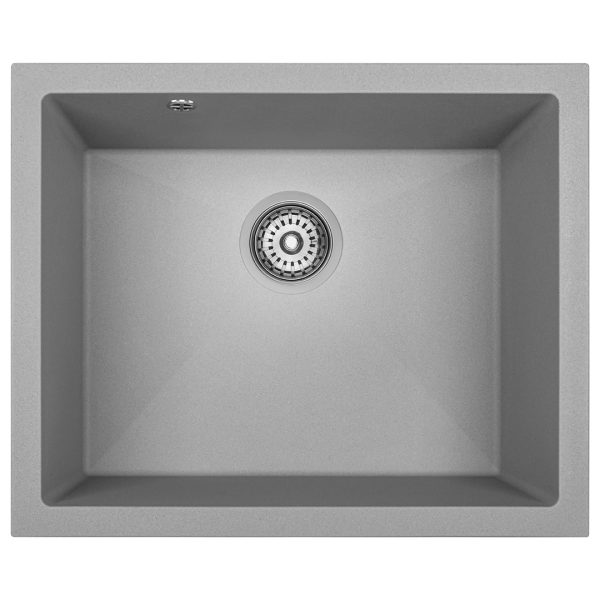Полигранитна кухненска мивка под плот Серия Ibiza Grey SBI_510U
