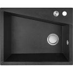 Полигранитна кухненска мивка Серия Grenada Black SBG_710T