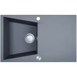 Полигранитна кухненска мивка с отцедник Серия Grenada Grey SBG_511T