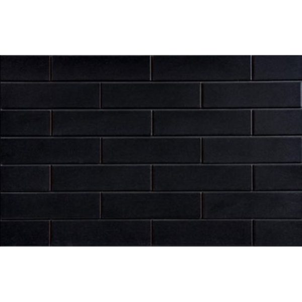 Клинкер 6.5х24.5 см Серия Nero гладък 9706