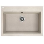Полигранитна кухненска мивка Серия Tau Beige 50/70 /SBT_4107/
