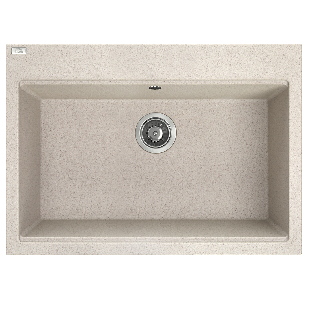 Полигранитна кухненска мивка Серия Tau Beige 50/70 /SBT_4107/
