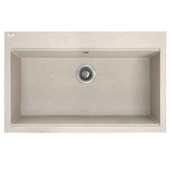 Полигранитна кухненска мивка Серия Tau Beige 50/80 /SBT_4108/