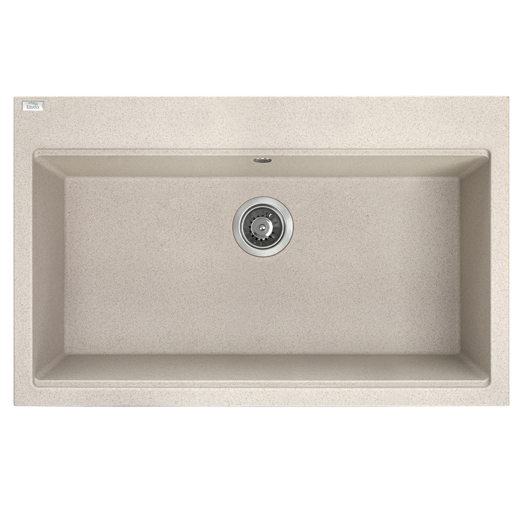 Полигранитна кухненска мивка Серия Tau Beige 50/80 /SBT_4108/