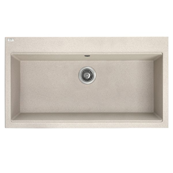 Полигранитна кухненска мивка Серия Tau Beige 50/90 /SBT_4109/