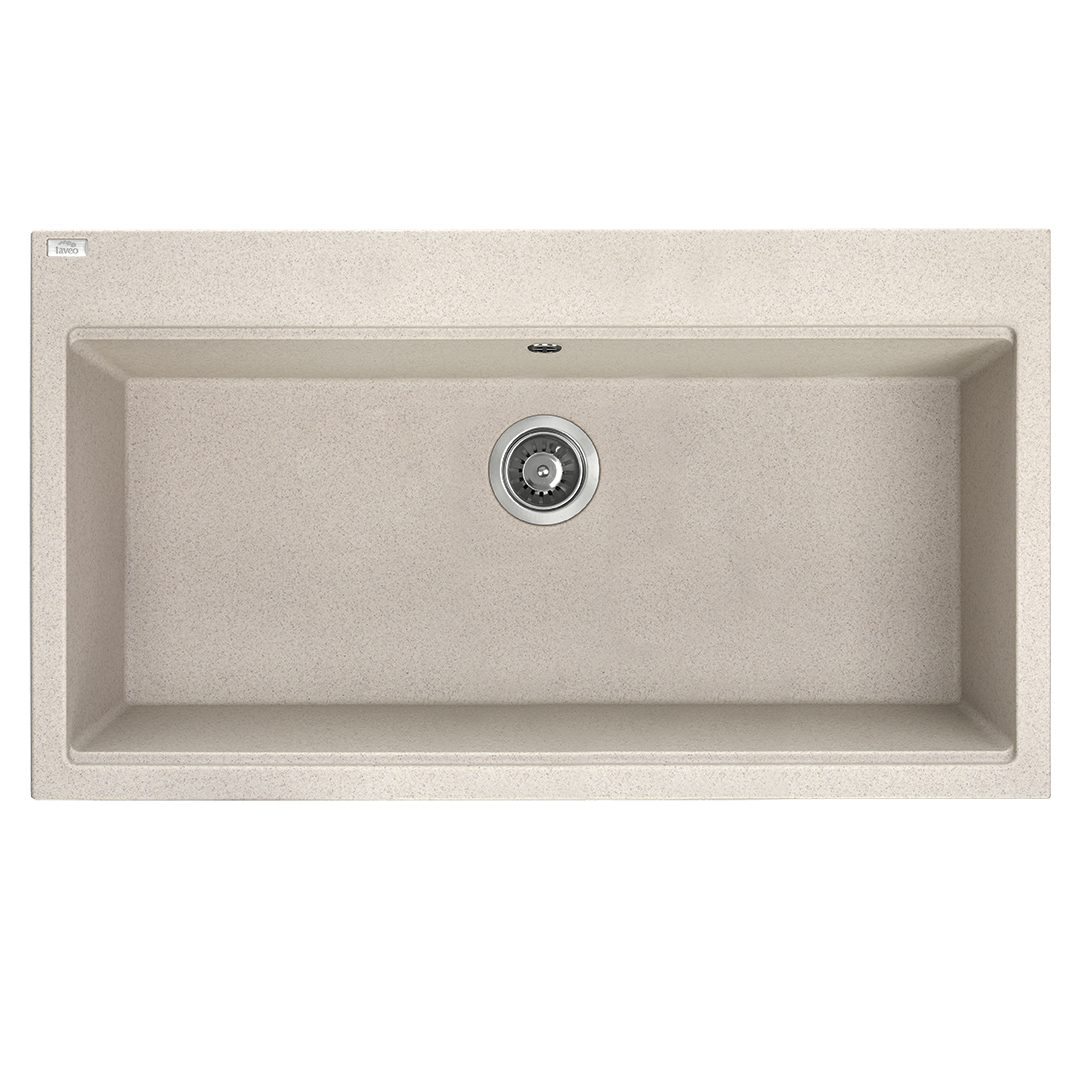 Полигранитна кухненска мивка Серия Tau Beige 50/90 /SBT_4109/