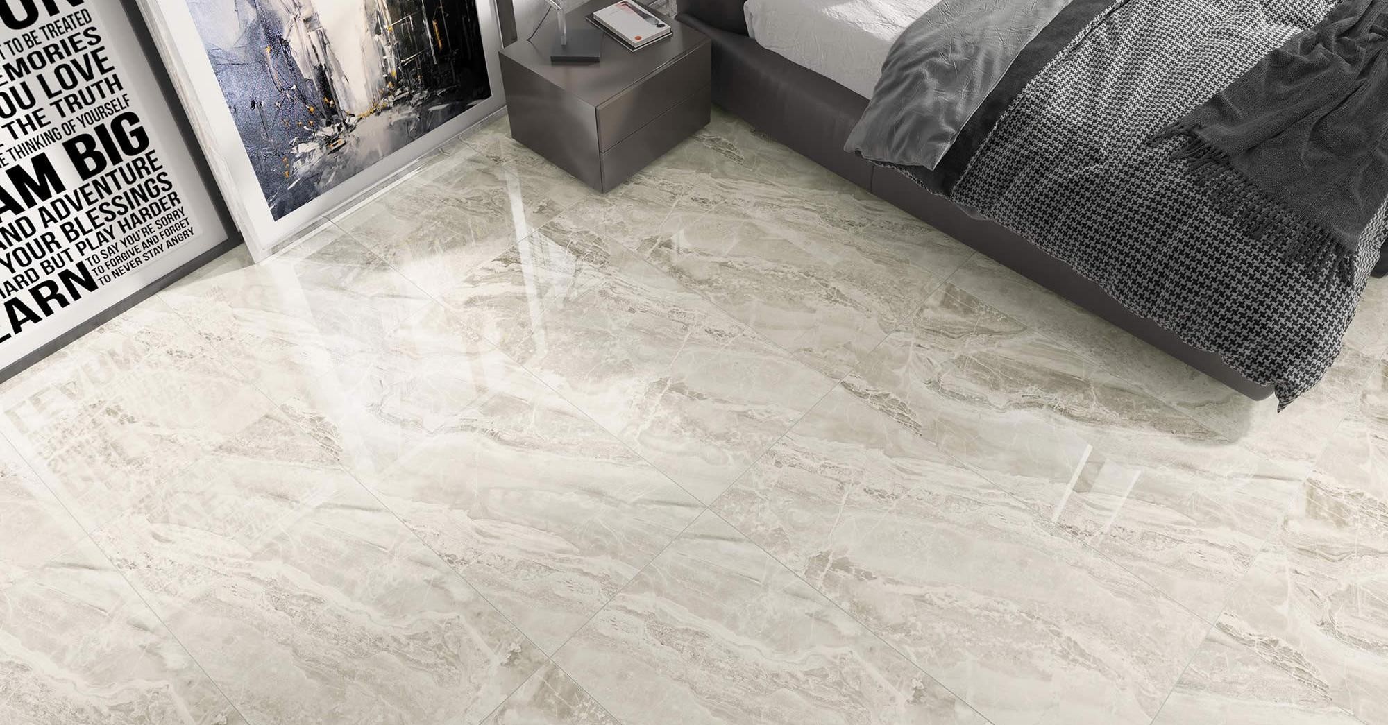 Гранитогрес Серия Keops Latte - Rectified Polished Nano /013642RN/ изглед
