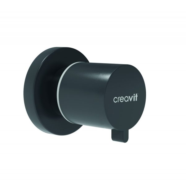 Кран за студена вода за вграждане Anthracite Mat - полипропилен - Серия Creavit AC50L.ANM