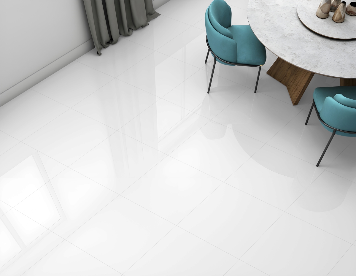 Гранитогрес Серия Super White Glossy 60x60
