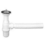 PVC Сифон 1 1/4'' без преливник с гофрирана тръба /1-31/