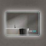 LED oгледало Forma Vita 70/50 с часовник, нагревател и димиране 101712H 70x50