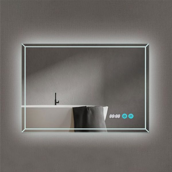LED oгледало Forma Vita 70/50 с часовник, нагревател и димиране 101712H 70x50
