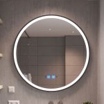 LED oгледало Forma Vita 60/60 кръгло с черна рамка /10024A60/